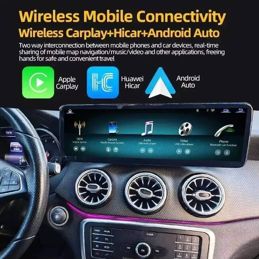 14.9" Android Auto Car Stereo For Mercedes-Benz GLE GLS W166 X166 2012-2018 Carplay Android Auto GPS 4G Touch Screen Head Unit