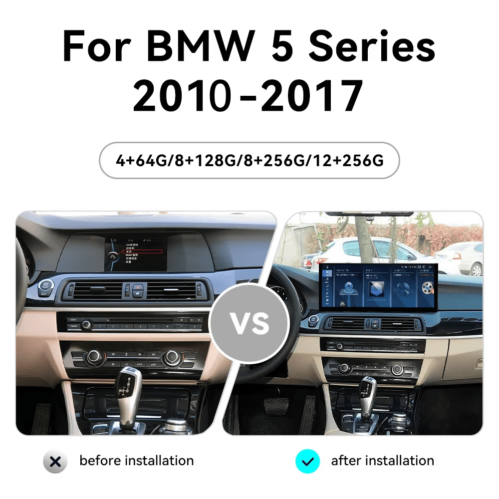 15.8 Inch Qualcomm 680 Android 14 Carplay For BMW 5 F10 F11 F18 Car Multimedia Player GPS Navigation Car Radio Screen Head Unit