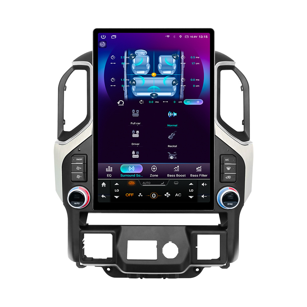 15.6 inches Vertical Screen Android 13 Car Multimedia Player For GMC SIERRA for Chevrolet Silverado 2019-2023 GPS radio stereo head unit