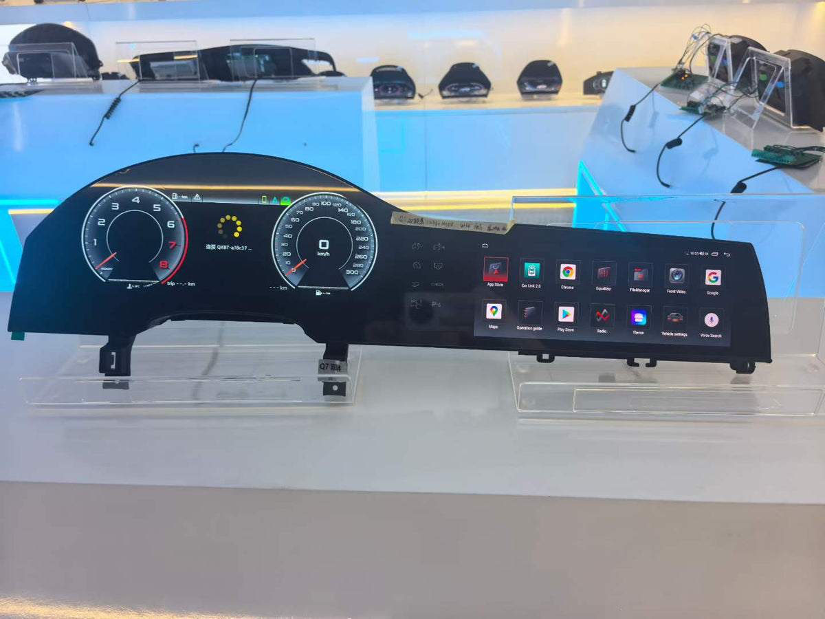 Digital Instrument Cluster for Audi Q7 4L 2005-2016 Speedometer Android Radio, Wireless CarPlay, GPS Navigation, Plug and Play