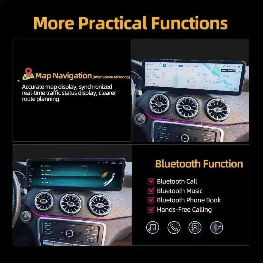 14.9" Android Auto Car Stereo For Mercedes-Benz GLE GLS W166 X166 2012-2018 Carplay Android Auto GPS 4G Touch Screen Head Unit