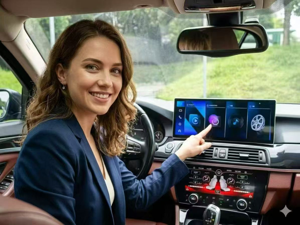 15.8 Inch Qualcomm 680 Android 14 Carplay For BMW 5 F10 F11 F18 Car Multimedia Player GPS Navigation Car Radio Screen Head Unit