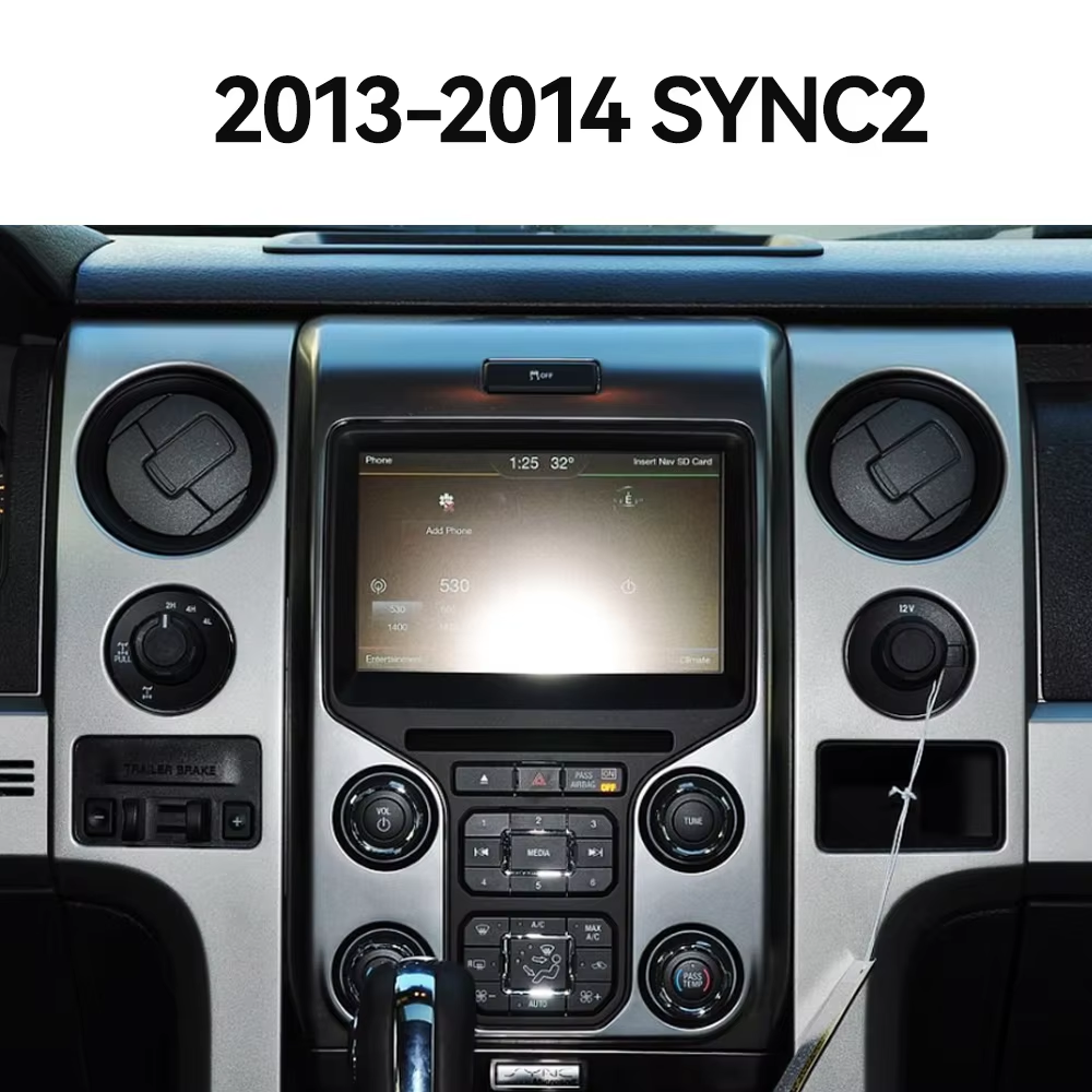 14.4 Inch Android 13 128GB For Ford F150 Raptor 2009-2014 Tesla Style Car GPS Navigation Multimedia Player Radio Tape Head Unit