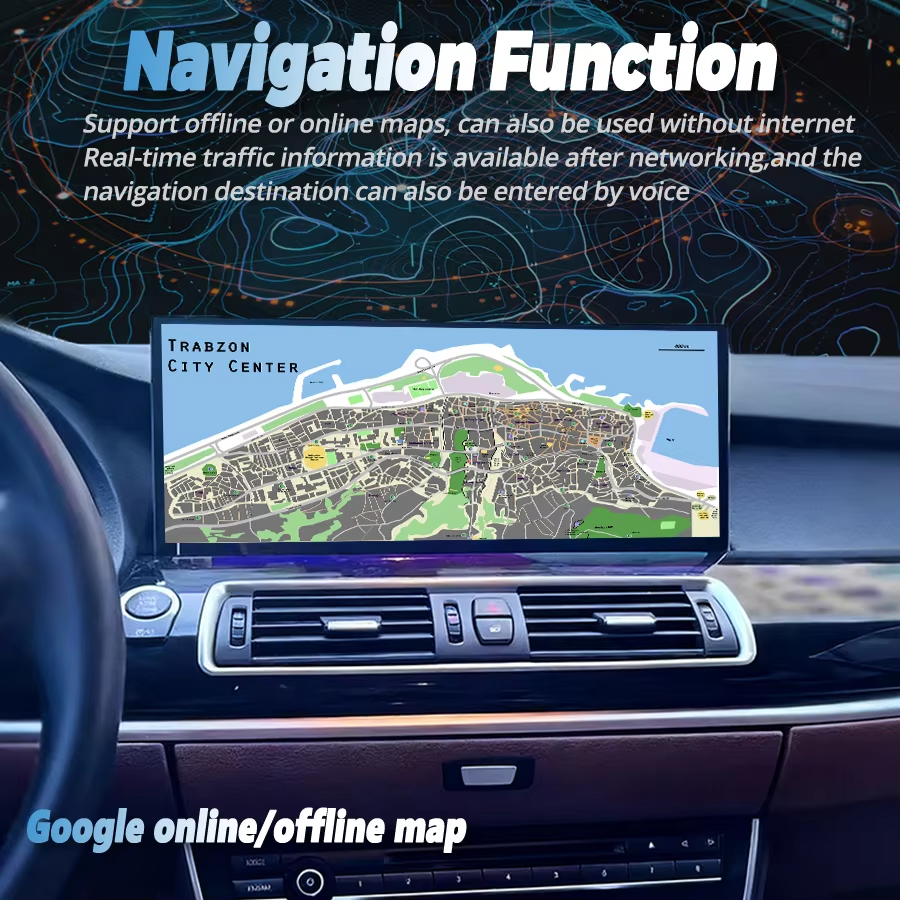 15.8 Inch Qualcomm 680 Android 14 Carplay For BMW 5 F10 F11 F18 Car Multimedia Player GPS Navigation Car Radio Screen Head Unit