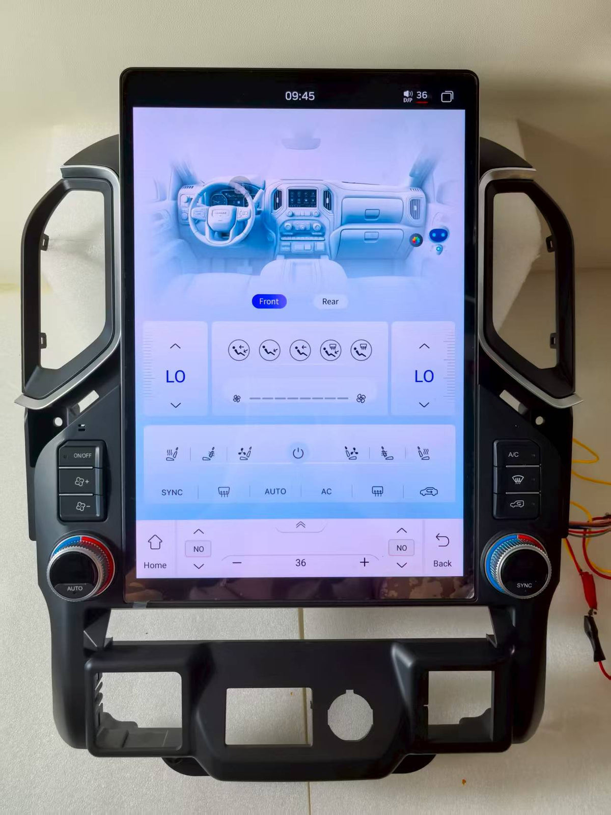 15.6 inches Vertical Screen Android 13 Car Multimedia Player For GMC SIERRA for Chevrolet Silverado 2019-2023 GPS radio stereo head unit